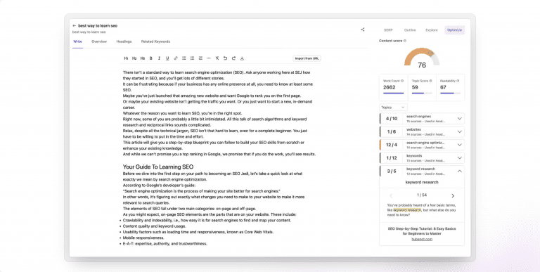 NeuralText——AI+SEO写作助手(英文)
