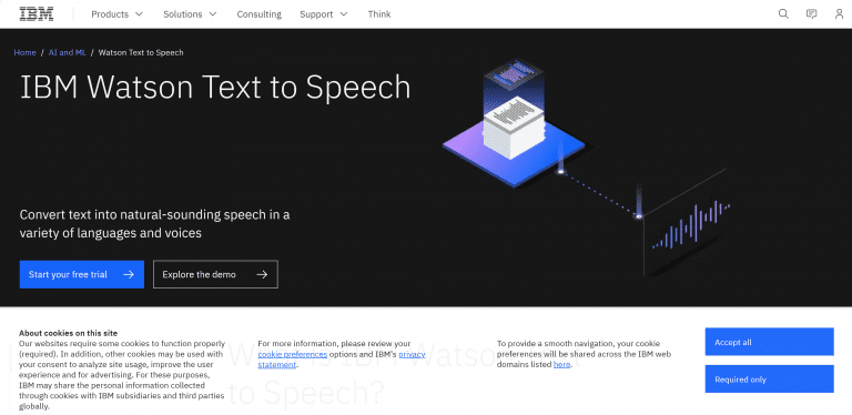 IBM Watson——文字转语音