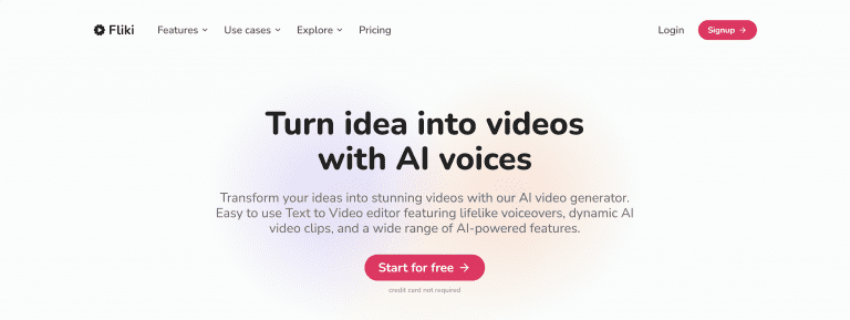 Fliki——AI文字转视频含配音